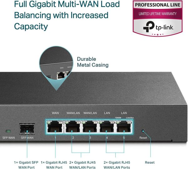 ¡Oferta! TP-Link ER7206 Multi-WAN Router Gigabit VPN TL-ER7206