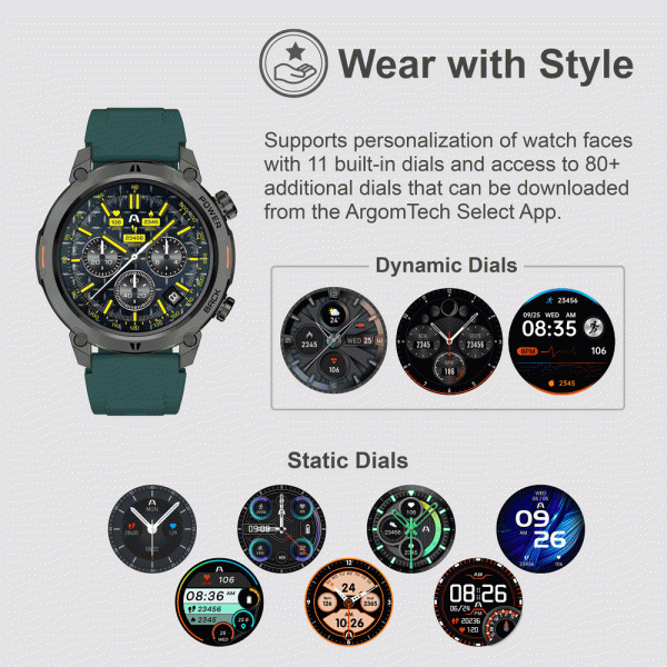 ¡Oferta! ARGOM SKEIWATCH NEGRO C70 ARG-WT-6070BK - Imagen 3