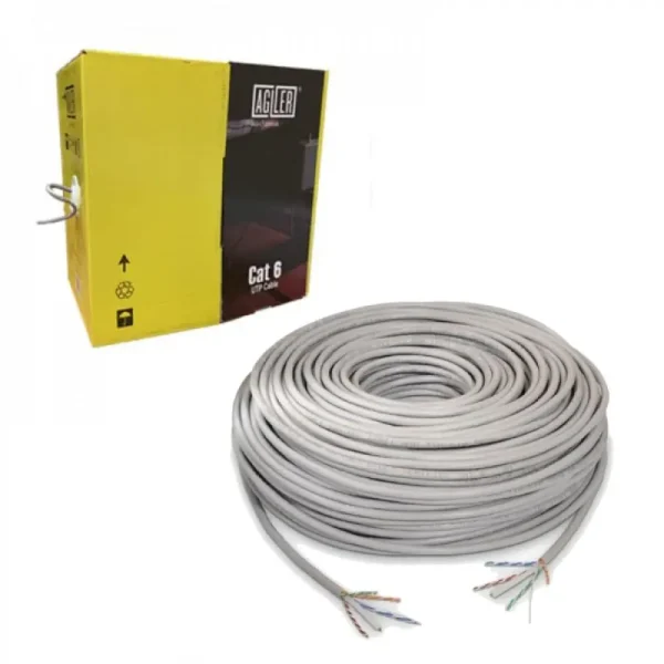 Agiler UTP LAN cable 23WAG/4P 1000Ft CAT 6 AGI-CT2000UL