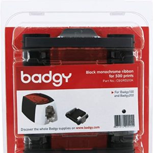 ¡Oferta! Evolis Cinta Negro 500 Impresiones Badgy100-Badgy200 CBGR0500K
