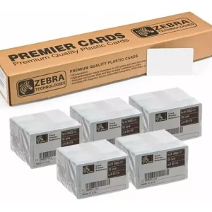 ¡Oferta! Zebra Tarjetas PVC Blancas 104523-111