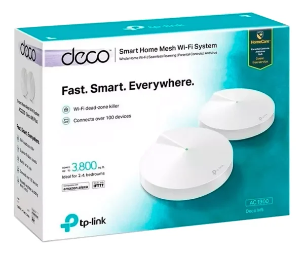 ¡Oferta! TP-Link Wi-fi Mesh Ac1300 Deco M5 Dual DECO M5 (2-PACK)