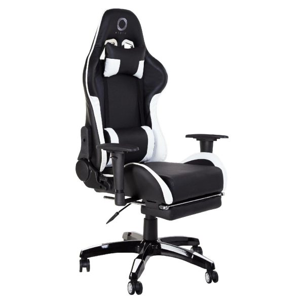 Nibio Silla Gaming Destroyer Cuero Sintetico Negro GC008SWHT