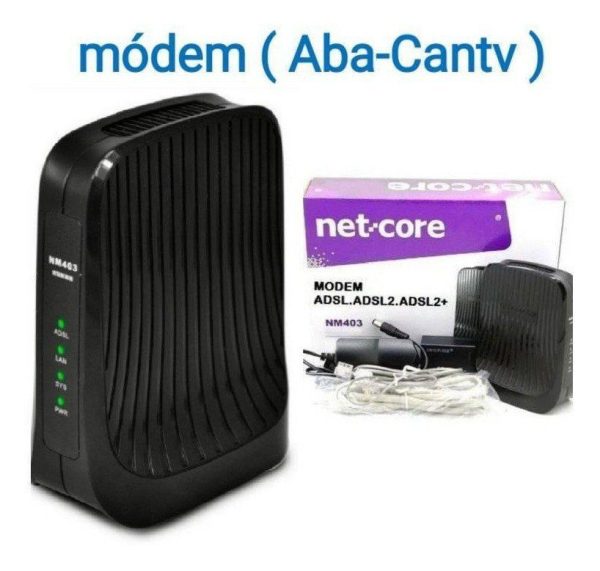 Modem Net Core Nm403 Adsl2+ Internet Compatible Con Aba