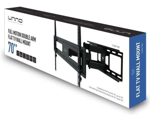 UNNO TEKNO BASE PARED  MOVIMIENTO COMPLETO  TV 70" TM8077BK