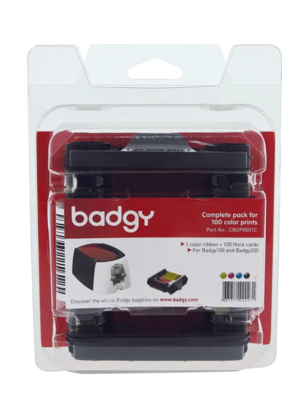¡Oferta! Evolis Cinta CBGR0100C Badgy 100  Badgy 200  CBGR0100C