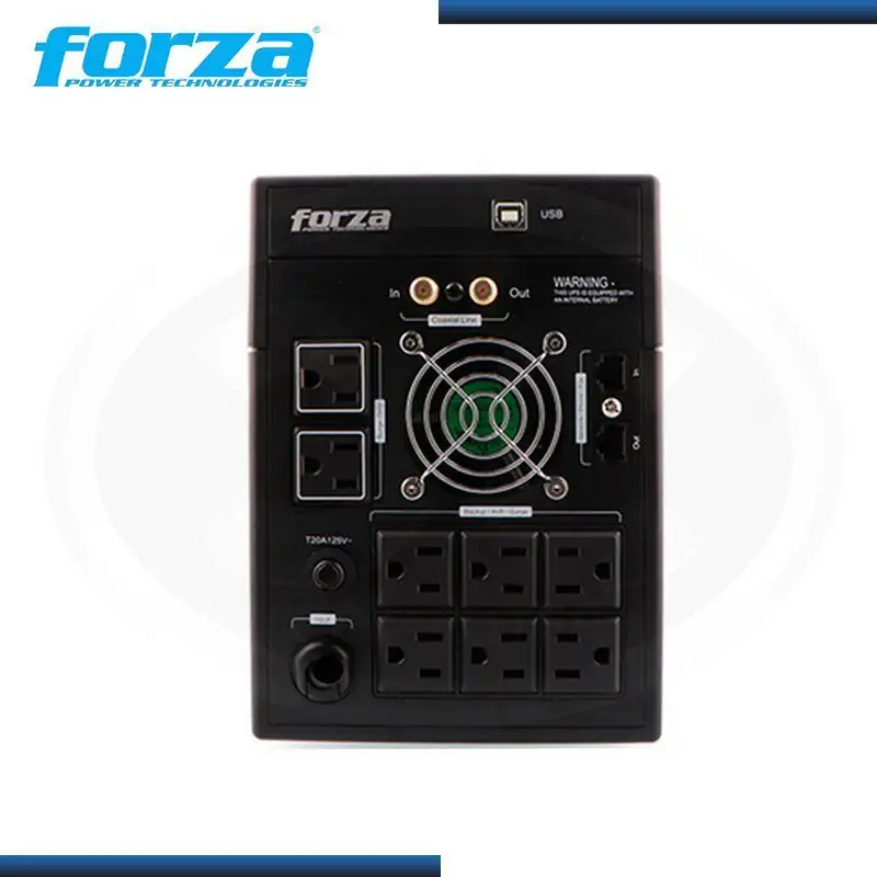 FORZA UPS SMART 2200VA/1200W 220V 8-NEMA 45-65H FX-2200LCD-U FORZA UPS SMART 2200VA/1200W 220V 8-NEMA 45-65H FX-2200LCD-U