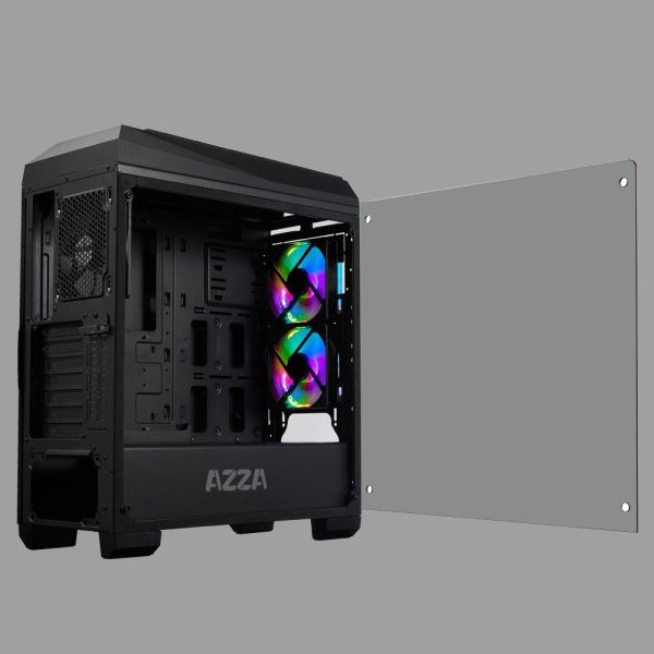 Azza Chroma 410B cASE ATX ventana RGB Negro CSA-410B - Imagen 4