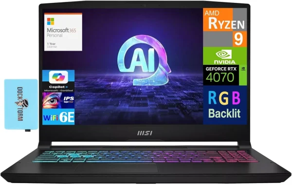 ¡Oferta! MSI Katana A15 Ryzen 9-8945HS 16GB 1TB RTX 4070 8GB B8VG-423 - Imagen 4