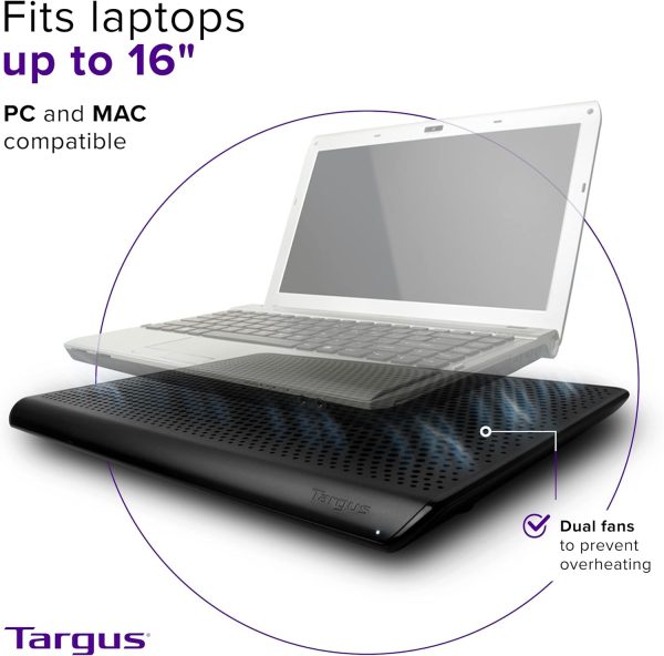 ¡Oferta! Targus Enfriador Laptop Chill Mat [Negro] PA248U5 - Imagen 3