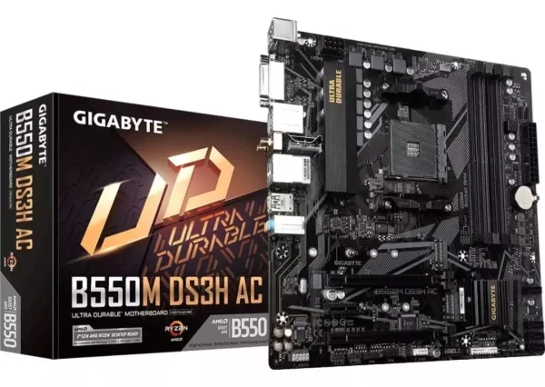 ¡Oferta! GIGABYTE B550M DS3H AC WIFI MATX SOCKET AM4 B550M DS3H AC