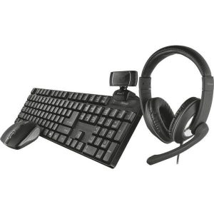 TRUST QOBY 4 EN 1 HOME OFFICE BUNDLE SET  24042 TRUST