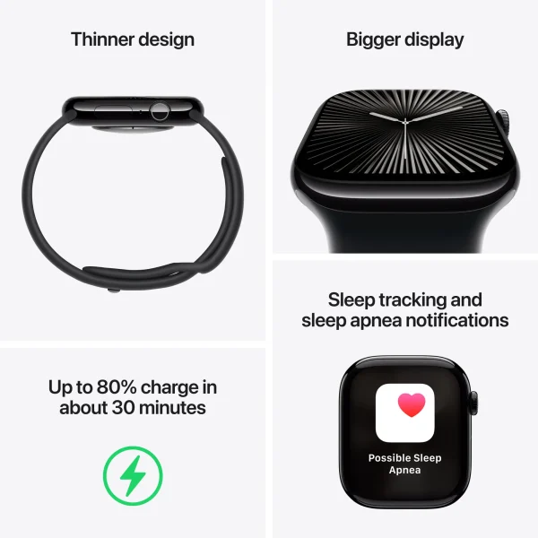 Apple Watch Series 10 46 mm GPS aluminio 195949560965 - Imagen 3