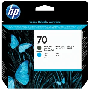 HP 70 Cabezal Negro Mate Cian Z5400 Z2100 C9404A