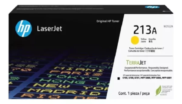 ¡Oferta! HP 213A Cartucho de tóner Laserjet original amarillo W2132A