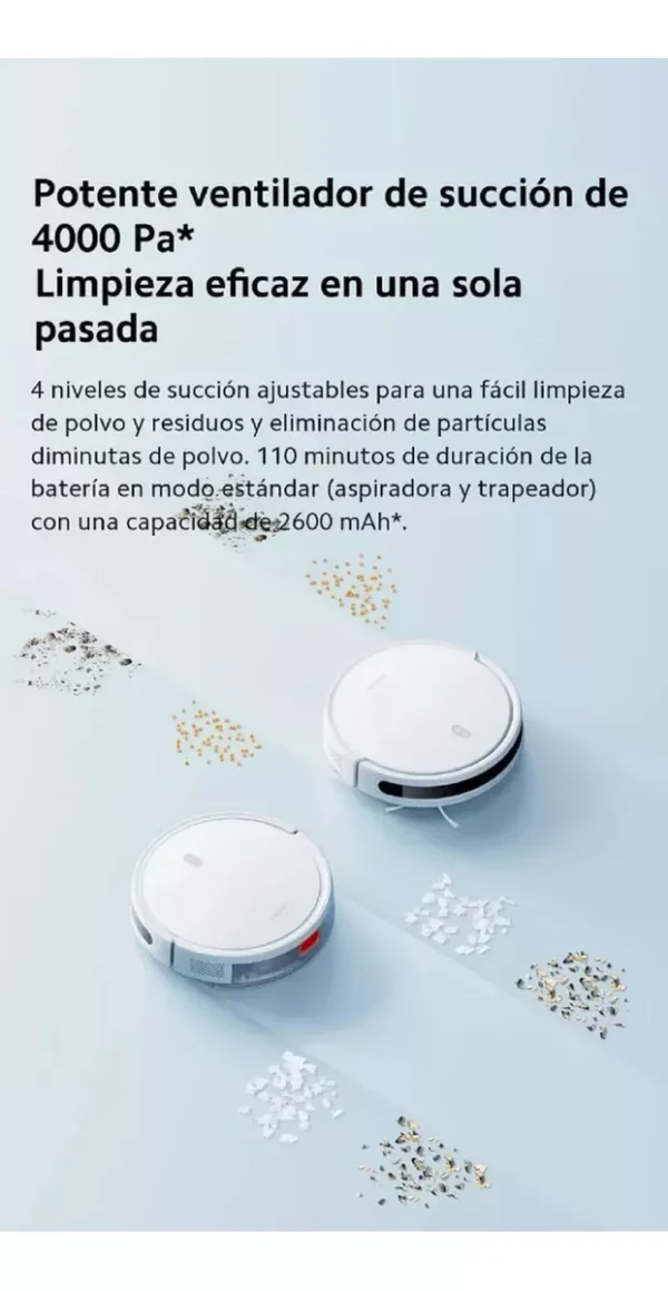 ¡Oferta! Xiaomi Robot Vacuum S20 WiFi BHR8648US - Imagen 5
