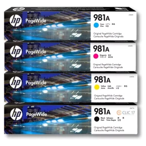 HP 981A Cartucho PageWide Original tinta Amarillo 6000 pag J3M70A