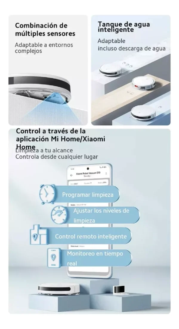 ¡Oferta! Xiaomi Robot Vacuum S20 WiFi BHR8648US - Imagen 4