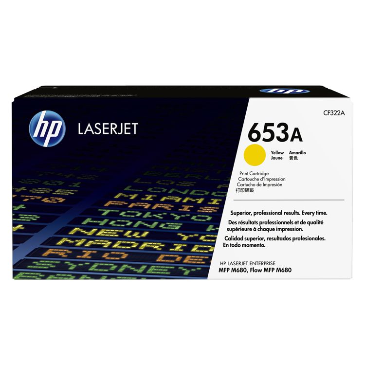 HP 653A Tóner amarillo 16.500 Páginas CF322A HP 653A Tóner amarillo 16.500 Páginas CF322A