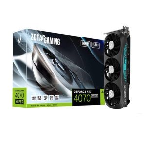 ZOTAC GEFORCE RTX 4070 SUPER TRINITY BLACK EDITION ZT-D40720D-10P