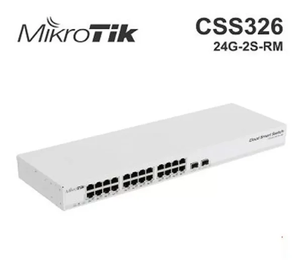 MIKROTIK Cloud Smart Switch CSS326-24G-2S+RM