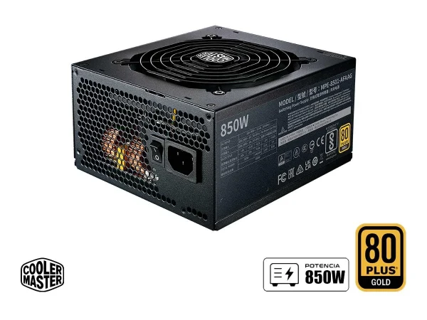 COOLER MASTER MWE 850  850W 80+ GOLD MPE-8501-AFAAG-3U2