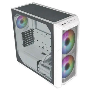 ¡Oferta! CASE COOLER MASTER HAF50 BLANCO/ 2xUSB 3.2 H500-WGNN-S00