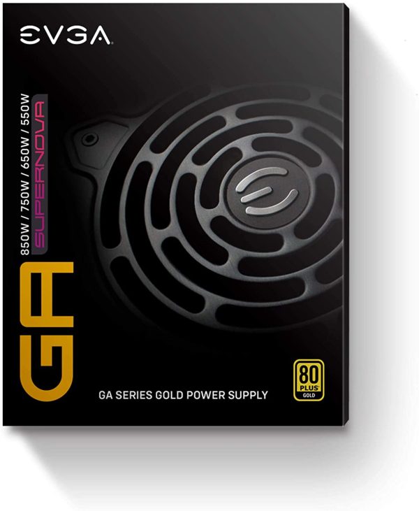 FUENTE PODER EVGA 850W GA SUPERNOVA 80 PLUS GOLD 220-GA-0850-X1 - Imagen 2