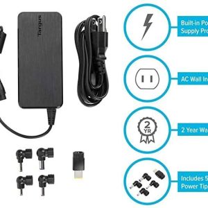 Targus Cargador de laptop universal  90W AC APA90US