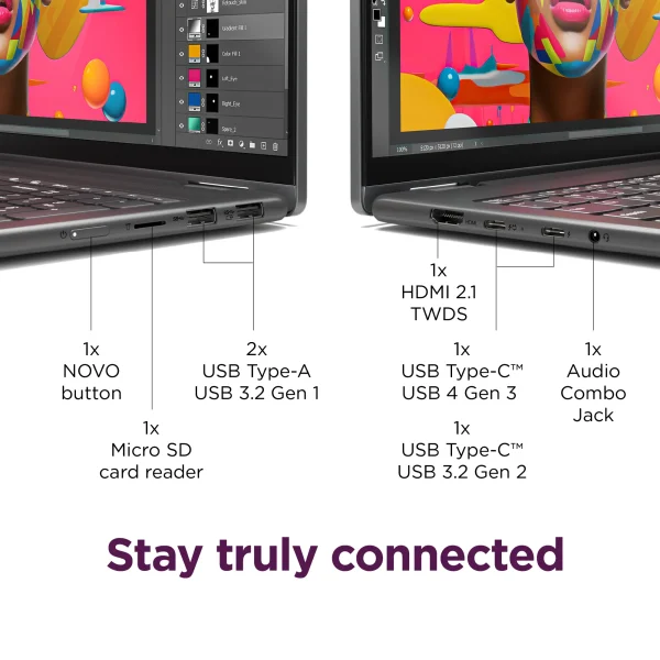 ¡Oferta! LENOVO YOGA 7 2-1 ULTRA 7 155U 16GB 1TB 16" TOUCH 83DL0002US - Imagen 7