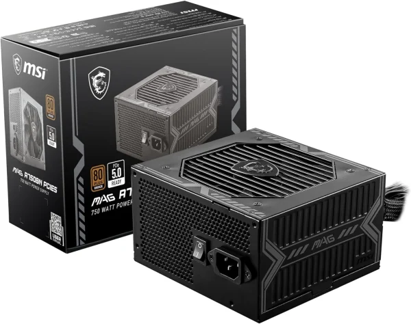 MSI 750W MAG A750BN PCIE5 NEGRA ATX 80+ MAG A750BN PCIE5
