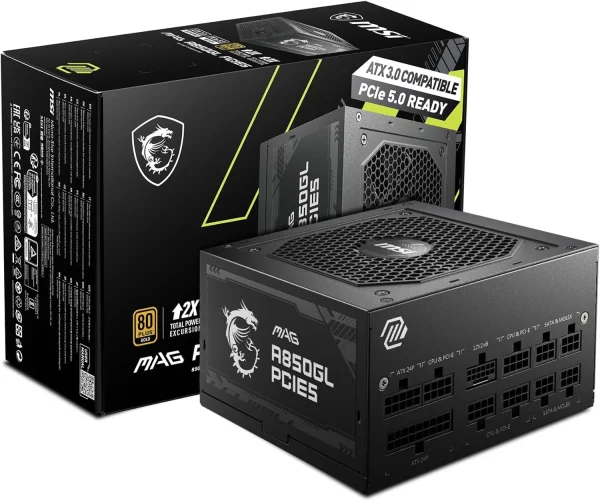 MSI MAG A850GL PCIE 5 ATX 3.0 80+ GOLD MAG A850GL PCIE