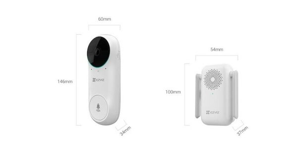 ¡Oferta! VIDEO-PORTERO INALAMBRICO EZVIZ DB2C - Imagen 2