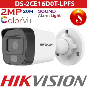 HIKVISION CAMARA INTEMPERIE HD 5MP 3K DS-2CE16K0T-LPFS 2.8MM