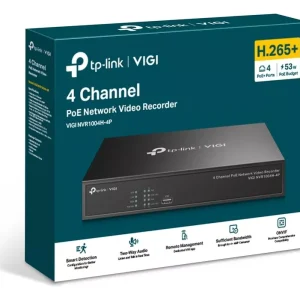 ¡Oferta! TP-LINK NVR1004H-4P Recorder VIGI NVR POE 4 CANALES NVR1004H-4P