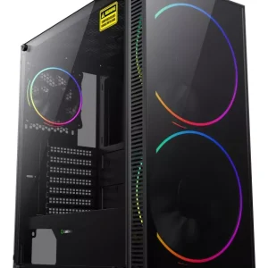 ¡Oferta! GAMEMAX BLACK HOLE CASE MID TOWER BLACK HOLE