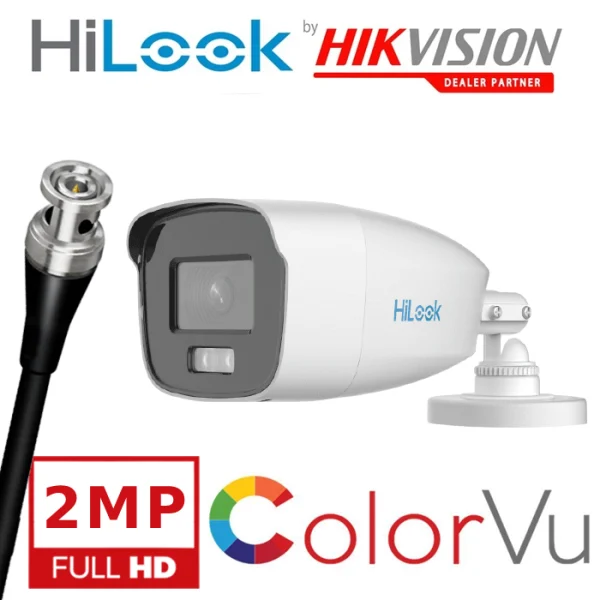 Hikvision CAMARA TIPO BULLET PLASTICA TURBO HD 2MP THC-B229-MS 2.8MM