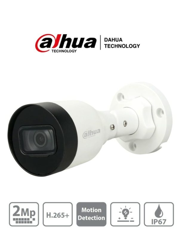 CAMARA TIPO BALA DAHUA 2MP 2.8 IP67 DH-HFW1230S1-S5