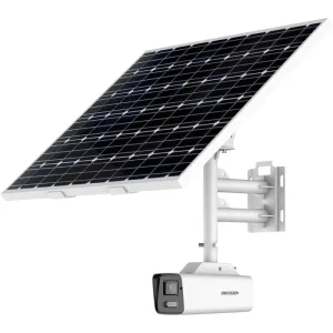 Hikvision 4K ColorVu Cámara IP Tubular 4G Panel Solar Kit DS-2XS6A87G1-L/C32S80