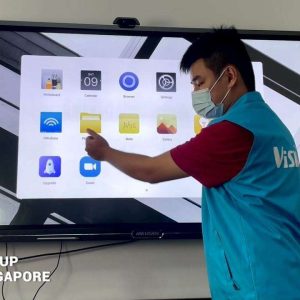 ¡Oferta! Hikvision PANTALLA INTERACTIVA TACTIL 86″ 4K DS‐D5B86RB/D