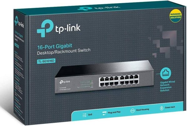 ¡Oferta! TP-Link TL-SG1016 Gigabit 16 Puertos 10-100-1000 TL-SG1016