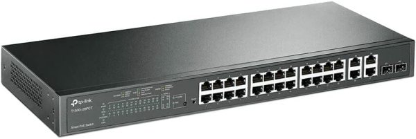¡Oferta! TP-LINK JetStream de 24 puertos PoE +4 Gigabit TL-SL2428P
