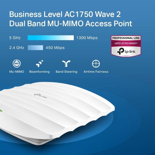 ¡Oferta! TP-LINK ACCES POINT EAP225 AC1350 GIGABIT MU-MIMO EAP225