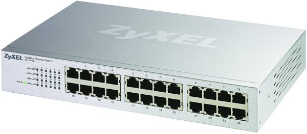 Switch Ethernet  ZyXEL ES-124P de 24 puertos ES-124P