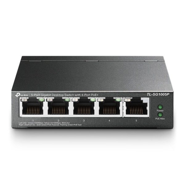 Switch TP-Link Gigabit Ethernet 10/100/1000 TL-SG1005P - Imagen 3