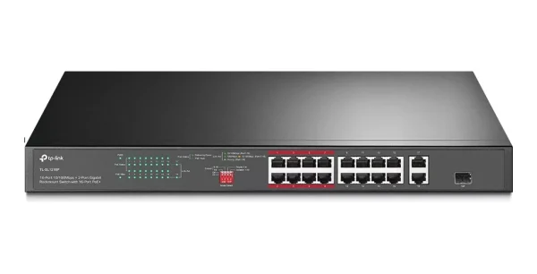 ¡Oferta! TP-Link TL-SL1218P 16 Puertos+ 2-Port Gigabit TL-SL1218P