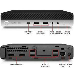 HP EliteDesk 705 35W G4 Desktop Mini PC 4HX42UT#ABA