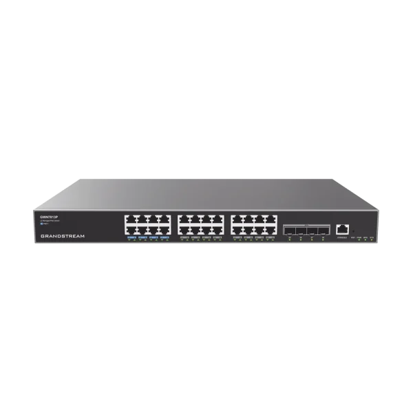 Grandstream Switch Gigabit PoE+ Administrable 24 puertos GWN7813P