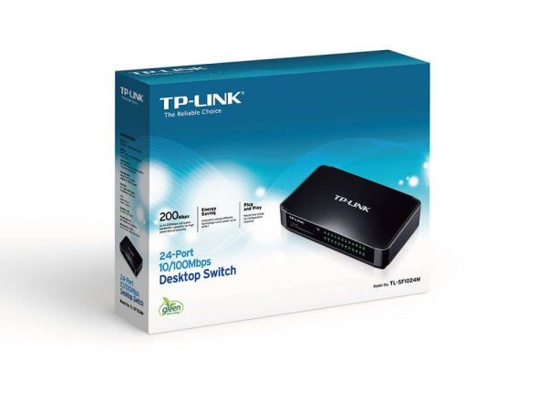 TP-LINK  Switch de 24 Puertos 10/100Mbps TL-SF1024M